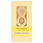 Waitrose 8 Number Cake Candle