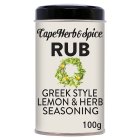 Cape Herb & Spice Rub Greek Style Lemon & Herb Seasoning