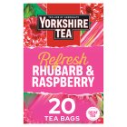 Yorkshire Tea Refresh Rhubarb & Raspberry 20s