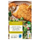 Waitrose Frozen Yellowfin Sole Fillets 2s