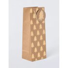 Gold Foil Tree Bottle Bag
