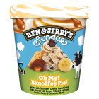 Ben & Jerry's Sundae Oh My! Banoffee Pie! Ice Cream Tub Dessert