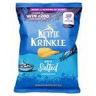 Kettle Krinkle Lightly Salted Ridged Potato Chips 130g