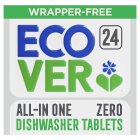 Ecover All in One Zero Wrapper Free Dishwasher Tablets x24 0.42kg