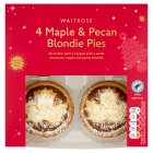 Waitrose Maple & Pecan Blondie Pies
