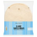 Waitrose 8 Large Wholemeal Tortilla Wraps