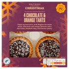 Waitrose Christmas 4 Chocolate & Orange Tarts