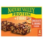 Nature Valley Protein + Fibre Chocolate & Orange Flavour 4 x 36 g