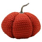 Country Living Pumpkin Doorstop, Rust
