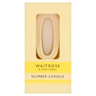 Waitrose 0 Number Cake Candle