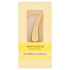 Waitrose 7 Number Cake Candle