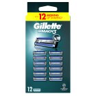 Gillette Mach 3 Razor Blades 12 Pack