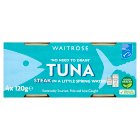 Waitrose No Need To Drain Tuna Steak in Spring Water