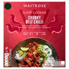 Waitrose Slow Cooked Chunky Beef Chilli
