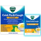 Vicks Cold, Flu & Cough All-in-One Hot Drink, Menthol