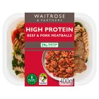 Waitrose High Protein Beef & Pork Meatballs