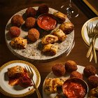 Atul Kochhar's 24 Chicken Tikka Pies & Beetroot Bonbons