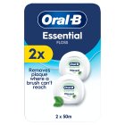 Oral-B Essential Floss Waxed Mint 2 Pack