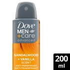Dove Men +Care Advanced Sandalwood & Vanilla Deodorant