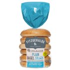 Fitzgeralds Plain Bagel Slims 6s