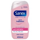 Sanex Skin Therapy Anti Dryness Shower Gel Body Wash 450Ml
