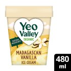 Yeo Valley Organic Madagascan Vanilla Ice Cream 480ml