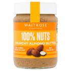 Waitrose 100% Nuts Crunchy Almond Butter