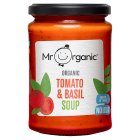 Mr Organic Tomato & Basil Soup 350g