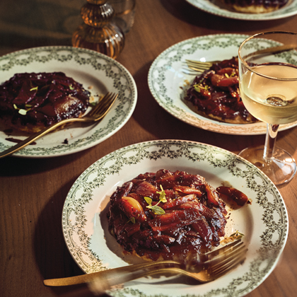 4 Red Onion & Shallot Tarte Tatins
