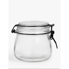 Wire Cliptop Jar Black 500ml