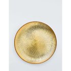 John Lewis Gold Glass Side Plate 21cm
