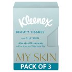 Kleenex Beauty Tissues MySkin Pockets Oily 9s