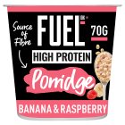 FUEL10K Banana & Raspberry Protein Porridge Oat Cereal Pot 70g