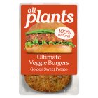 all plants Golden Sweet Potato Veggie Burger