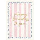 Pink And White Stripe